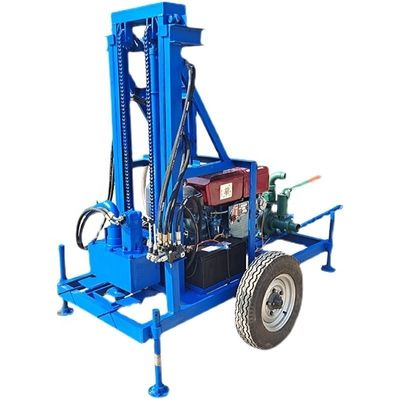 550 KG 水井岩穴掘削リグ ディープディーゼル掘削機 最大200m