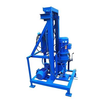コンパクトディーゼル電気水井掘削機 200m掘削とリグリング
