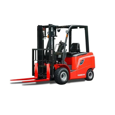 ミニポータブル電気スタッカーフォークリフト 3 トン 3 輪 60V バッテリーとACモーター