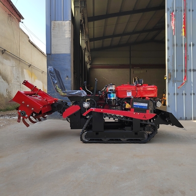 小規模農業の種床の調理用 800 KG ディーゼルパワー型ローータリーティラー
