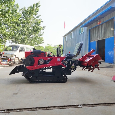 小規模農業の種床の調理用 800 KG ディーゼルパワー型ローータリーティラー