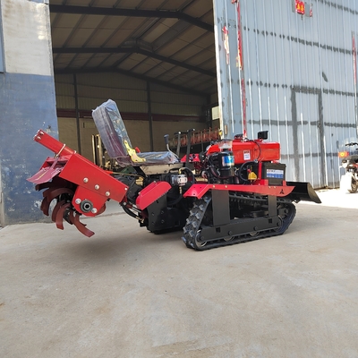 ディーゼルパワータイプ 800 KG コグウィール付きミニローータリーティラー栽培機