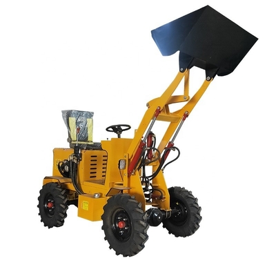 0.3m3のバケツ容量と車輪移動型の望遠鏡積載機