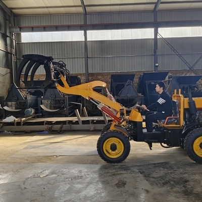 ミニ トラクター 軽量 荷物 輪 機械 荷物 0.3m3 バケツ容量