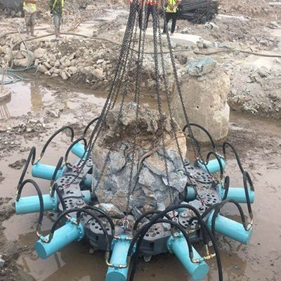 1470 kg エグババター用ベフォカス液圧パイルブレイカー 丸型コンクリートパイルブレイカー