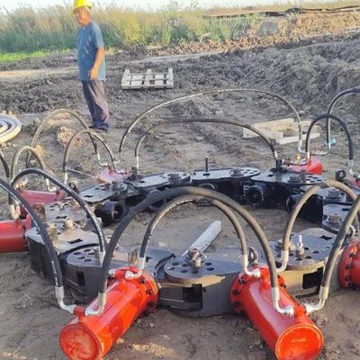 1470 kg 円形水力パイルブレーカーの固定 滑らかなパイル破壊プロセス