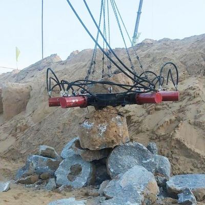 1470 kg 円形水力パイルブレーカーの固定 滑らかなパイル破壊プロセス