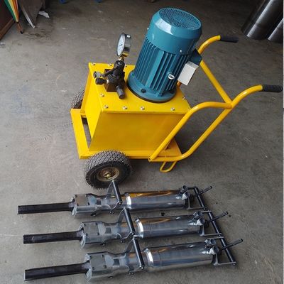 岩石分割直径 20mm 手動採石場 石のシームとクイージ 200KGの重さ