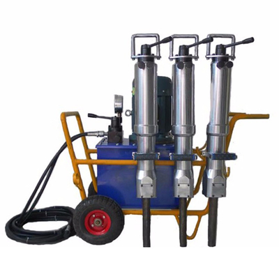 500~750mm 掘削深さ 石とコンクリートの破砕用電気水力石割り機