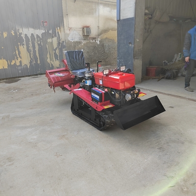 強力な農場トリラー ローータリートリラー 座席 クローラー型 クローラーディーゼル 25HP 35HP