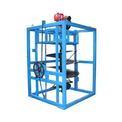 0.5-2.5mの穴を掘る機械