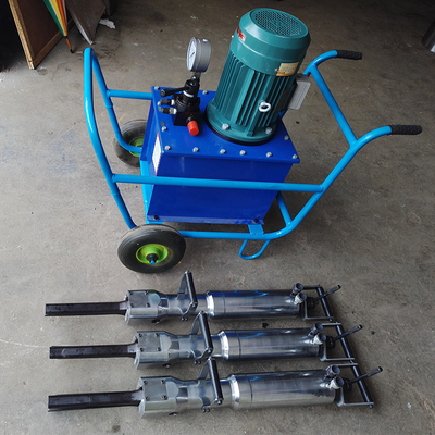 8HP ディーゼルポンプステーション 42-50mm 掘削直径のための水力クエッジロックスプリッター