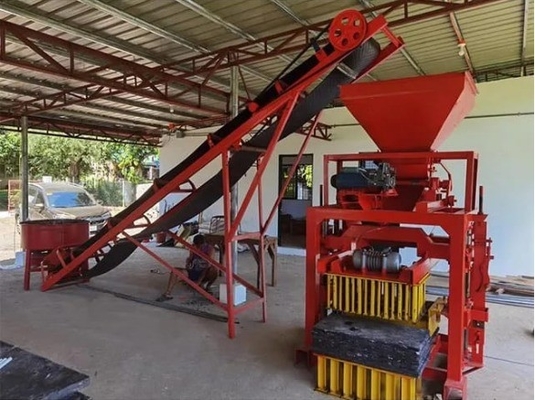 75KNの振動とグレーのレンガのスライスで良好な完全な自動レンガ鋳造機