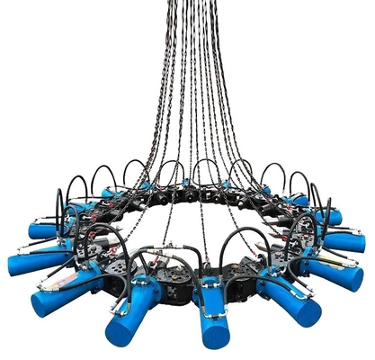 25 トン エグババター 搭載 低エネルギー消費の水力 Vibro パイル ハンマー
