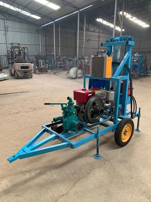 水井 岩穴 掘削リグ 100m 150m 200m 300m 350m 600m スチール クローラー 搭載