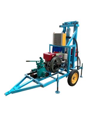 550 KG 150 メートル深さの気圧ボルトドリル ディーゼルエンジン 水井掘削リグ