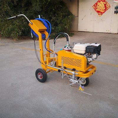 単/二重スプレー銃でアスファルト路面駐車場マークマシン