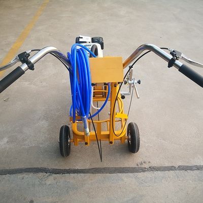 単/二重スプレー銃でアスファルト路面駐車場マークマシン
