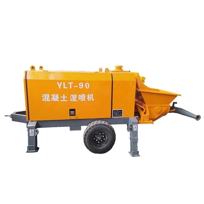 トンネルプロジェクトのための湿ったショットコンクリート噴霧機 高効率の稼働保証