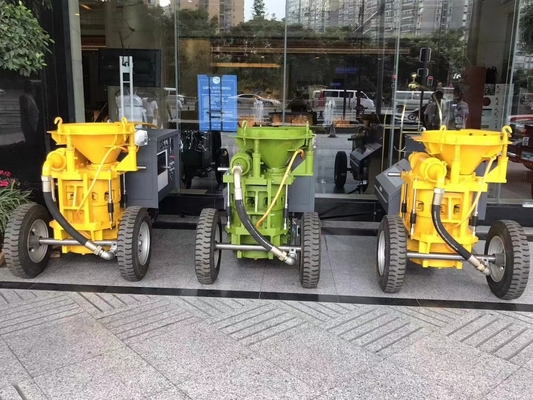 7.5kw 湿ったショットコンクリートセメントモルター 建築材料のための石膏噴霧機