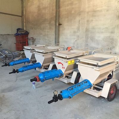 容易なメンテナンス 8時間あたり1000m2 多機能プルーンジャー モルター セメント 石膏 噴霧機