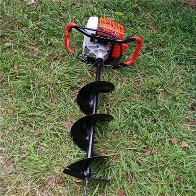 高掘削力 小型 庭の穴 道具 ガソリン 地球 掘削機 掘削機 7-80CM