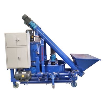 600のミックス・アンド・グルーティング・マシンを搭載したインテリジェント・ブリッジ・コンストラクション・グルーティング・トロリー