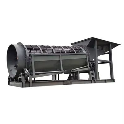 1800 KG 容量 振動機械 砂と石の分離のための外付けドラムスクリーン