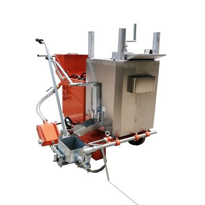 1200*850*1000mm サイズと1-2mmの線厚さの熱プラスチック道路塗装機