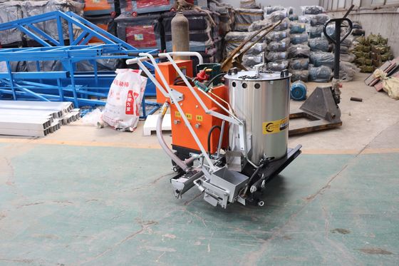 1200*850*1000mm サイズと1-2mmの線厚さの熱プラスチック道路塗装機