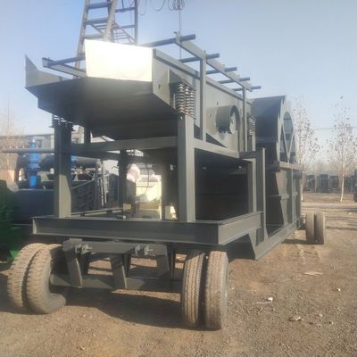 戦闘場移動工場のための石2層砂スクリーニングマシン 動作原理