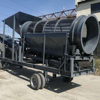 圧 380 と 外部 フード ドラム スクリーン グラス サンド トンブル スクリーニング マシン