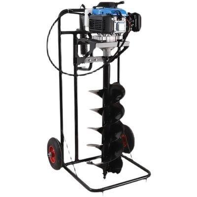 65cc マニュアル回転式土の土 Auger ポスト穴掘り機 穴を掘る機械