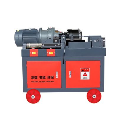 操作を容易にする直線スレッドローリングマシン 4.0KW リバーヘッドスレッドリングマシン