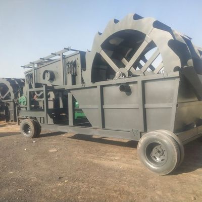 1800kgの容量を持つプロフェッショナル・ダイレクト・ディールのモバイル・シリカサンドスクリーニング・機器