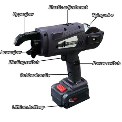 12V バッテリー駆動 0.8mm 振動式リバー 縛りワイヤ KYA-400B 縛り機械 簡単