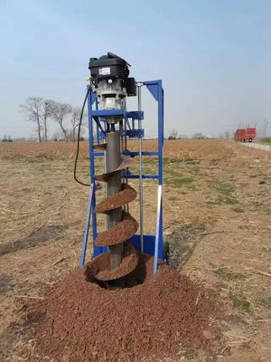 木を植える手掛かりの穴掘り機 170-220r/minの速度と45KGの重量