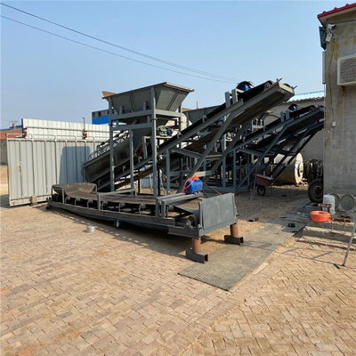 ミニ砂スクリーニングマシン 1800 KG 建設工事 砂場振動スクリーン