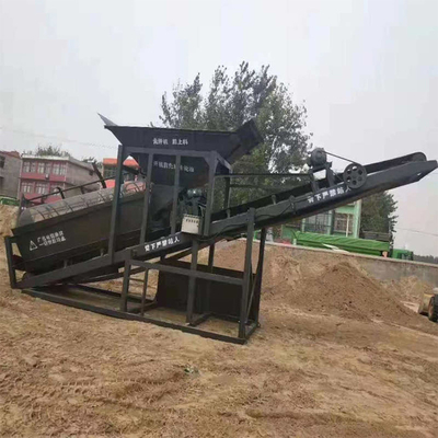 小規模建設プロジェクト用 1800 kg 重量サポートの石スクリーニングマシン