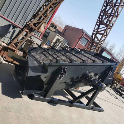 1800 KG 鉱石 線形振動スクリーン 調整可能な砂スクリーニングマシンサポート