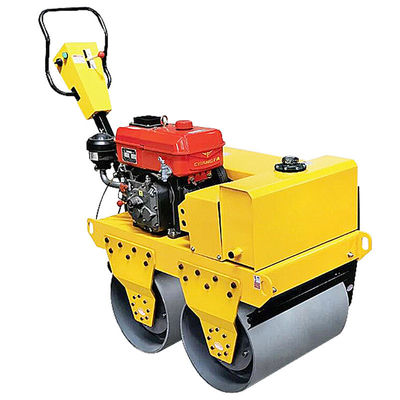 800mm ドラム 直径 15 KW 小型コンパクター ミニロードローラー シングルクリケットピッチ