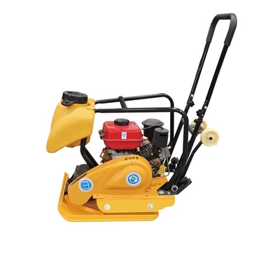 低騒音で強力な 6.5HP エンジン 建設用ポータブル振動プレートコンパクター