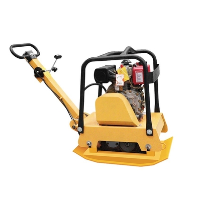 低騒音で強力な 6.5HP エンジン 建設用ポータブル振動プレートコンパクター