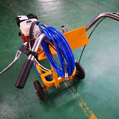 道路マークスプレーペイントマシン ハンドプッシュ冷噴霧アプリケーション 迅速でマーク